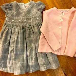 Valentine’s Day Trotter's Confiture 2T dress and cardigan